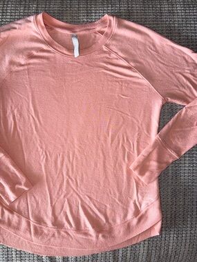 Athleta Light Coral Crewneck